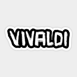 Classic Music Composer: VIVALDI Sticker